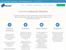 Tablet Screenshot of drogueriafarmasun.com.ar